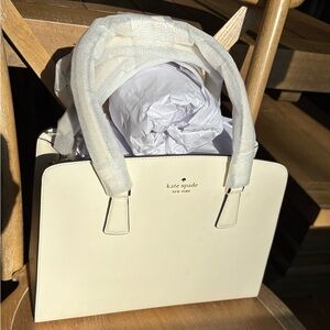 Kate Spade Perry Medium Satchel meringue